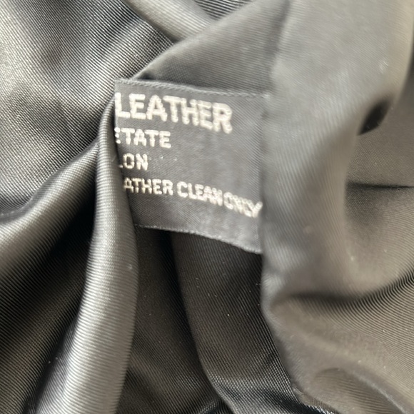Vintage Georgetown Leather Design Black Jacket. Size 7/8 - Picture 12 of 16
